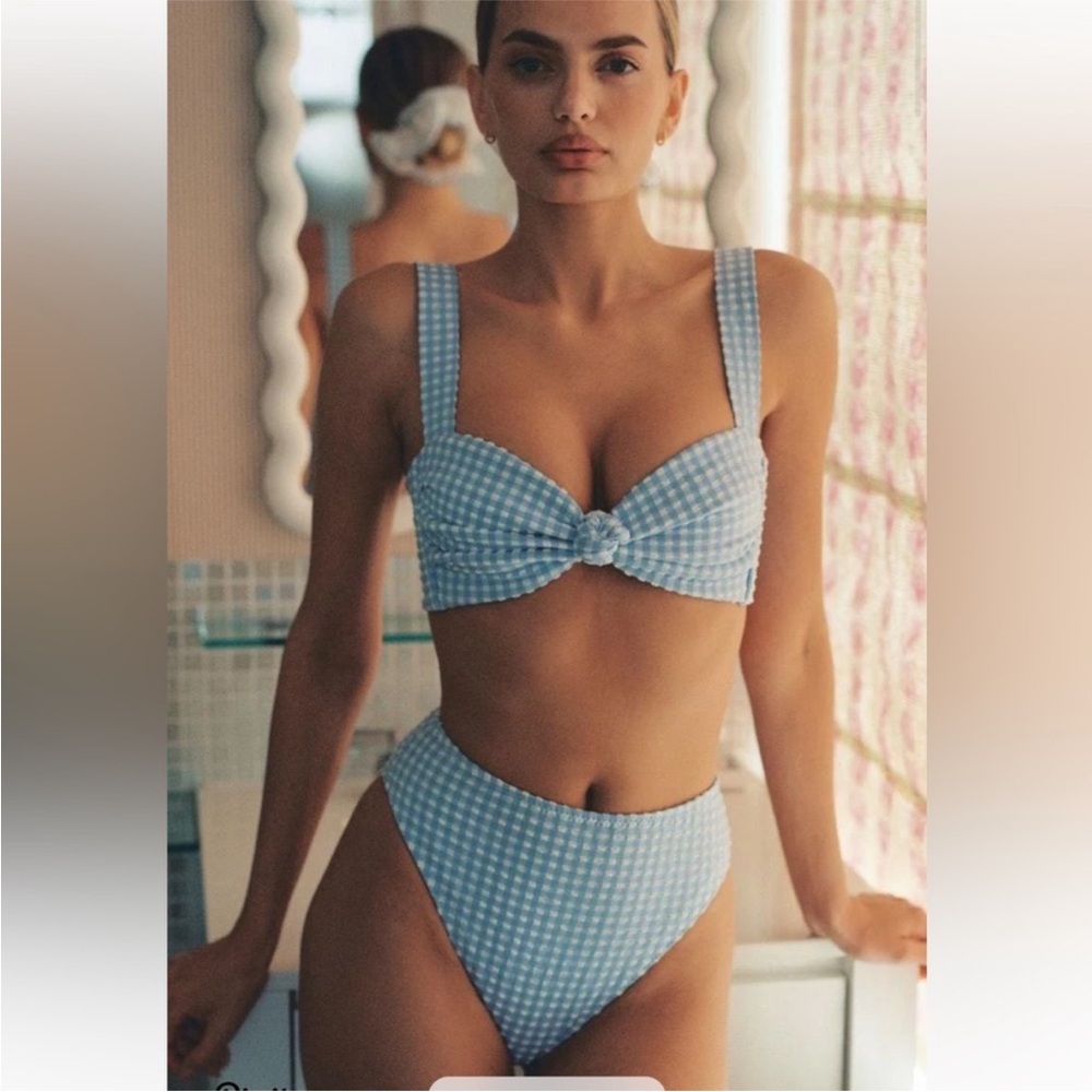 Montce Peri Micro Gingham Bikini - Picture 2 of 7
